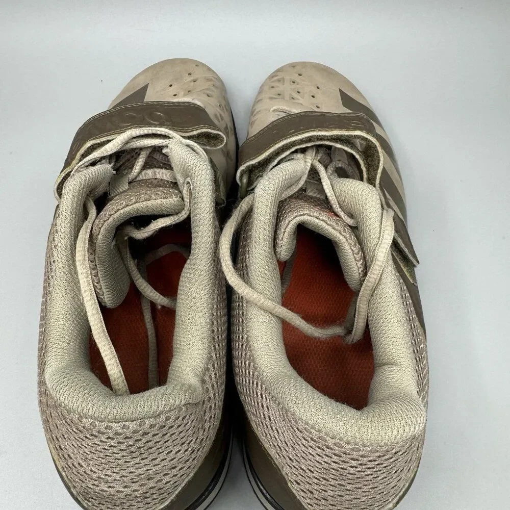 Adidas Powerlift 3.1 Men's Size 12 Beige Olive Brown Weightlifting Shoes BA8017